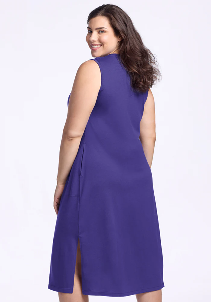 Cassie Dress - Berry Indigo - Image 12