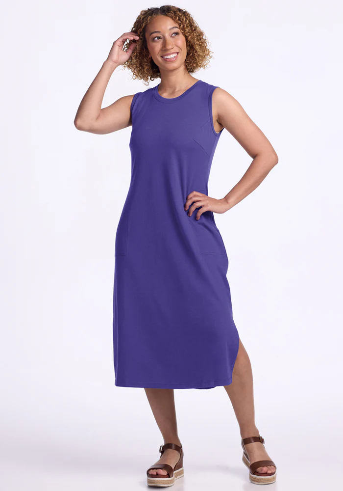 Cassie Dress - Berry Indigo - Image 2