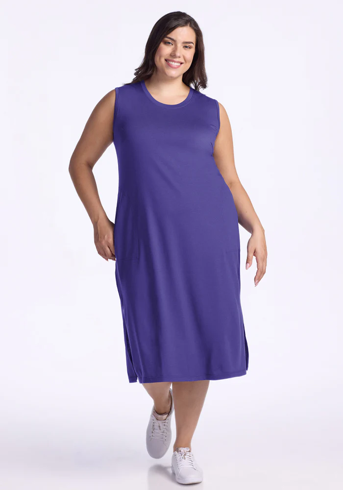 Cassie Dress - Berry Indigo - Image 7