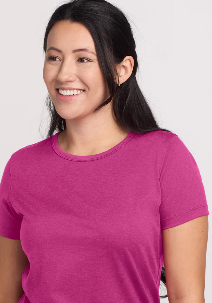 Liza Crew Neck Tee - Summer Sorbet - Image 2