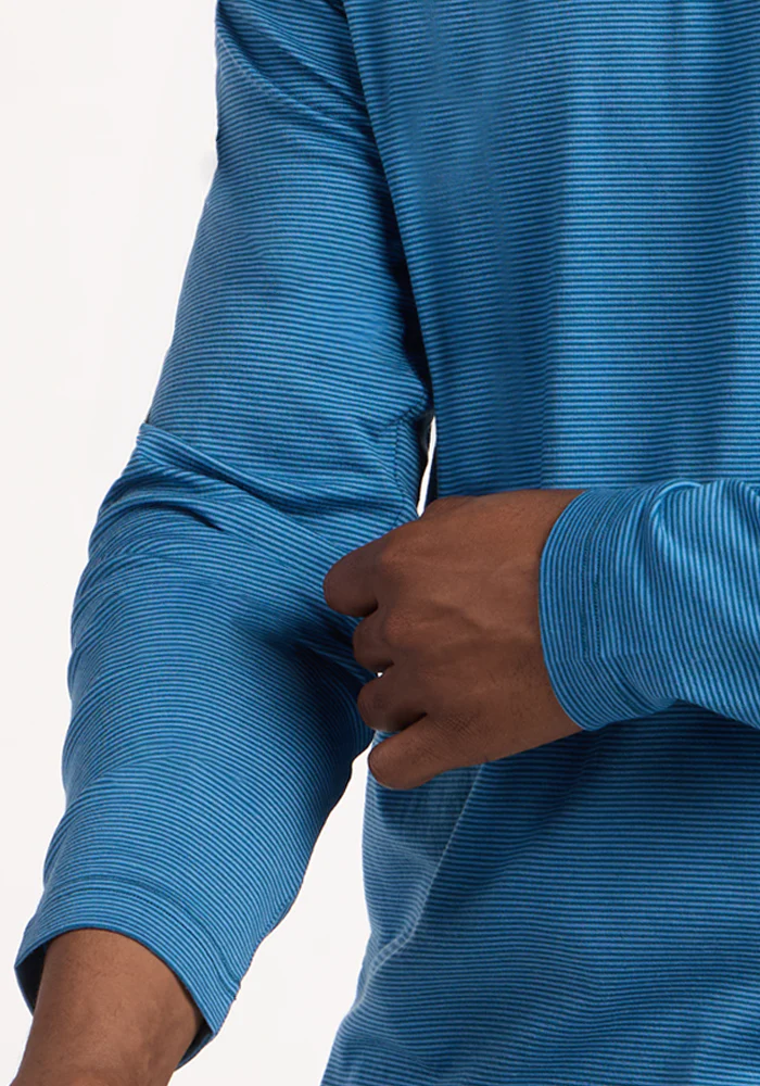 Essential Tee - Coastal Mini Stripe - Image 3