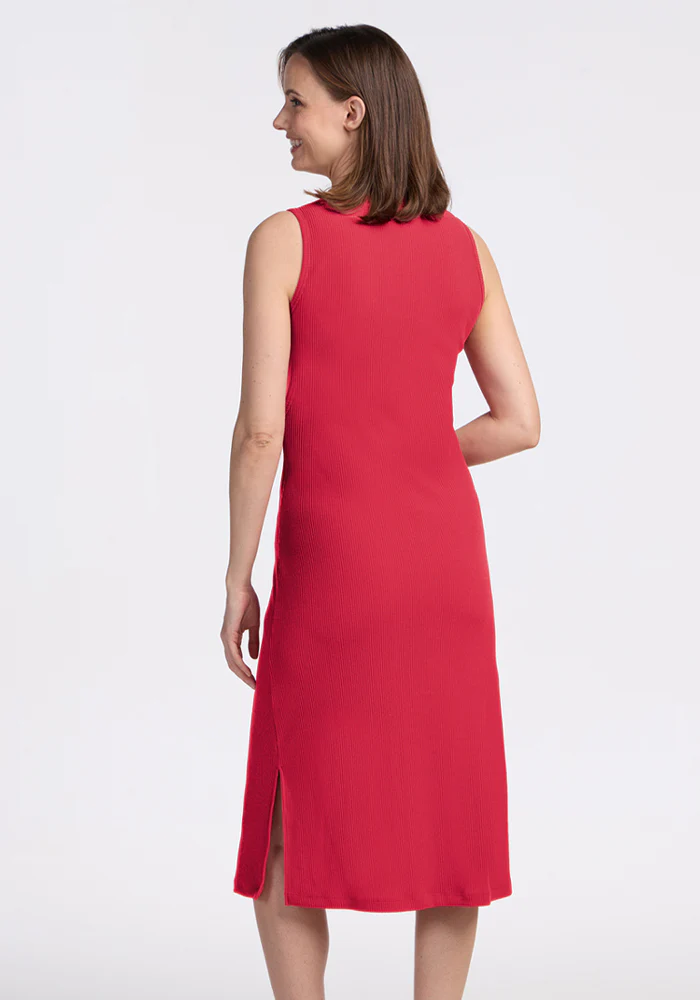 Iris Ribbed Dress - Berry Ice Pop - Image 5