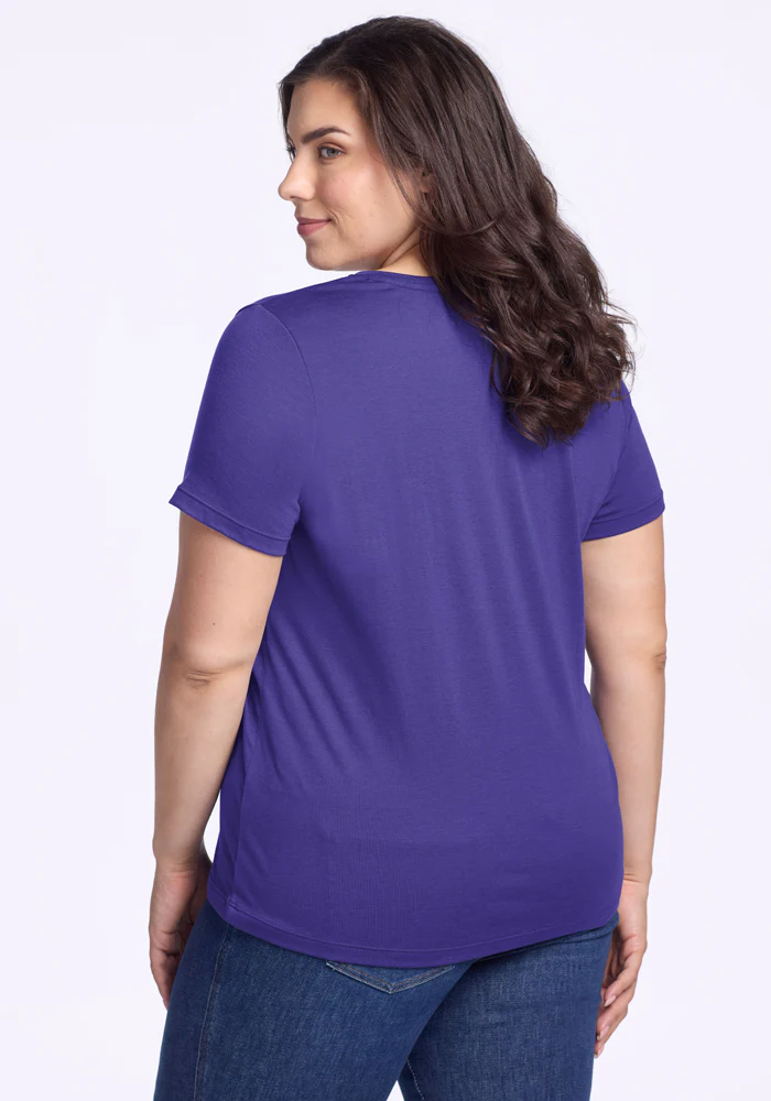 Junie V Neck - Berry Indigo - Image 12