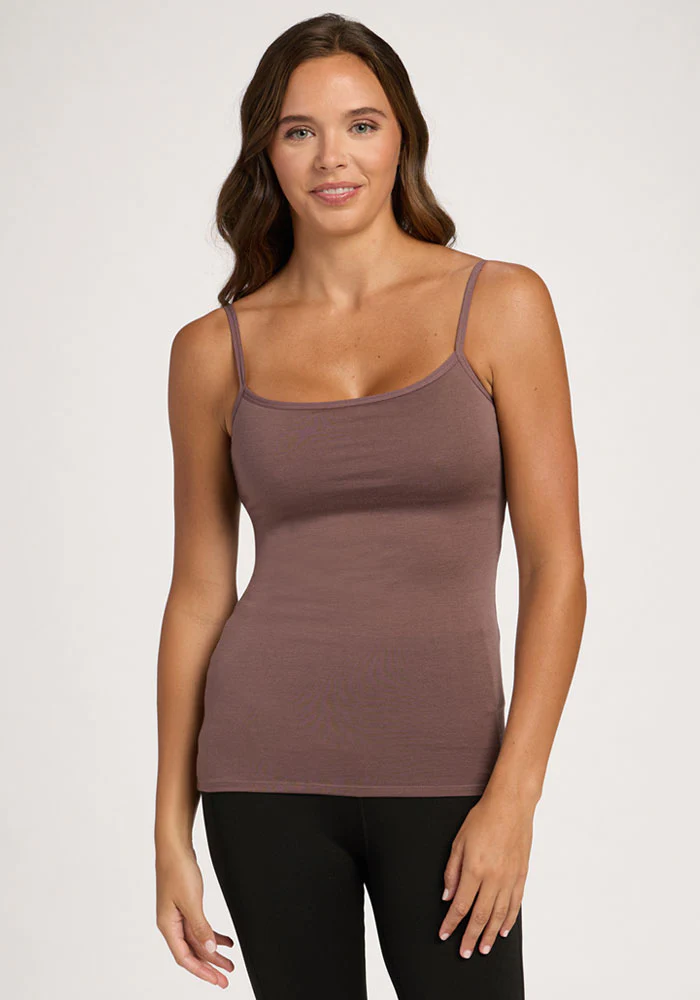 Teagen - Cami With Shelf Bra - Peppercorn