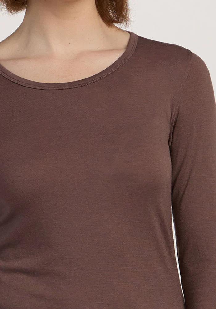 Remi Long Sleeve T-Shirt - Peppercorn - Image 2