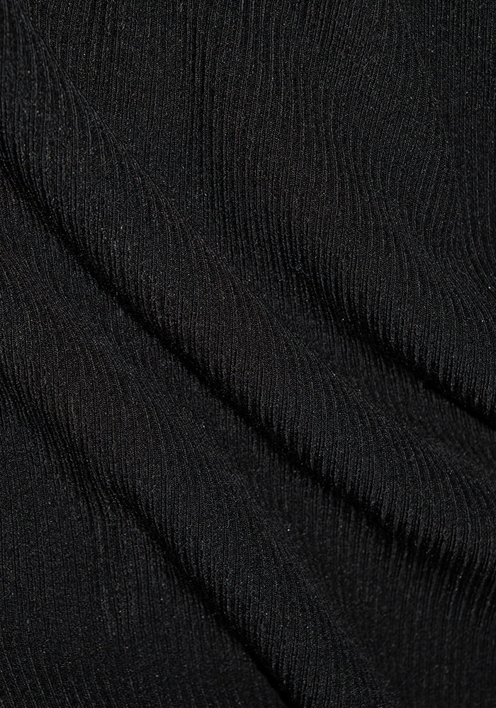 Luca Ribbed Pants - Black - Image 13