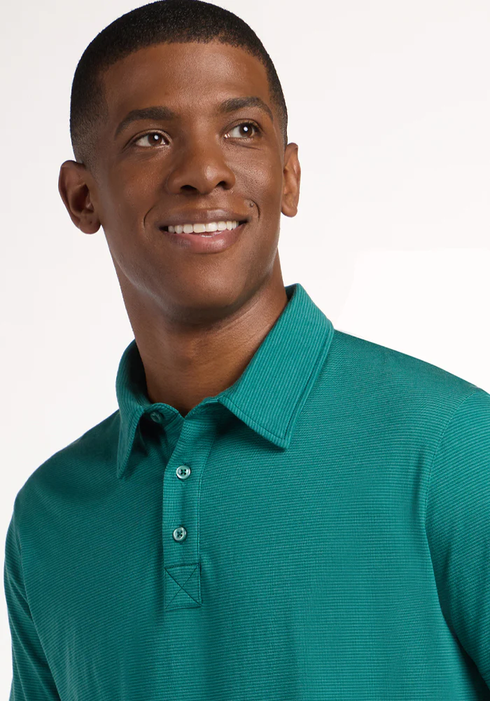 Preston Polo - Woodland Mini Stripe - Image 2