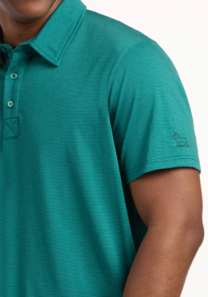 Preston Polo - Woodland Mini Stripe - Image 4
