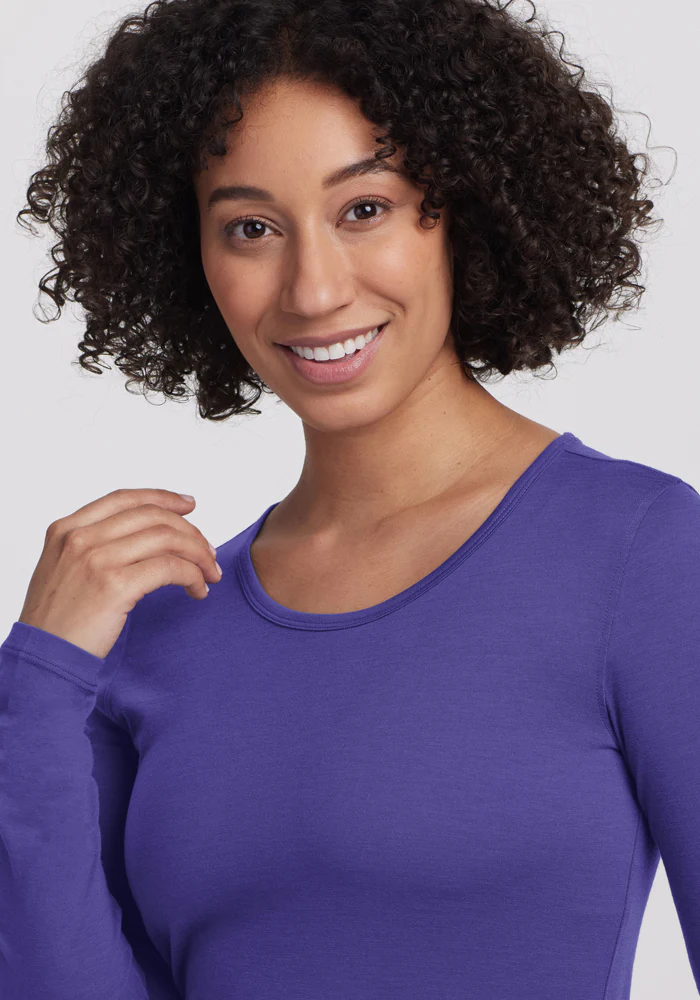 Remi Long Sleeve T-Shirt - Berry Indigo - Image 3