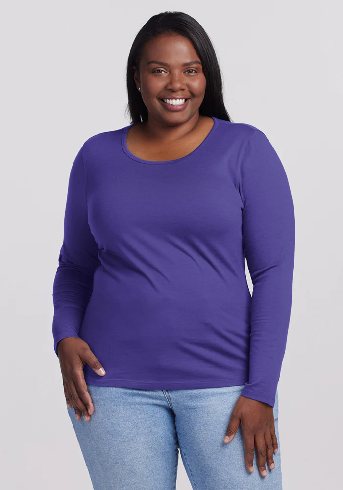 Remi Long Sleeve T-Shirt - Berry Indigo - Image 6