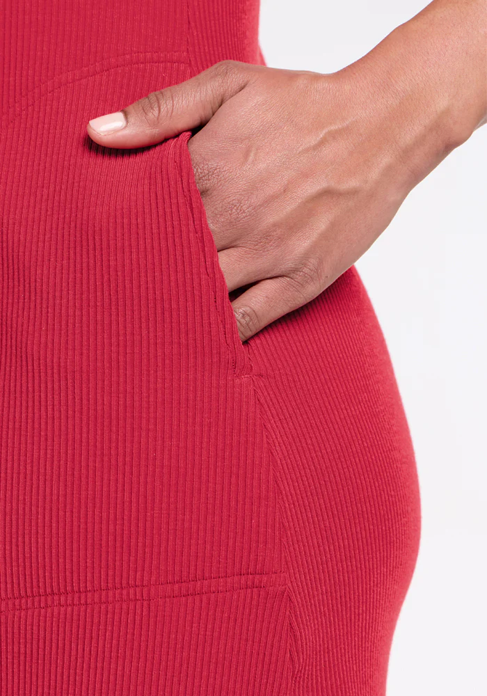 Harlowe Ribbed Dress - Berry Ice Pop - Image 2