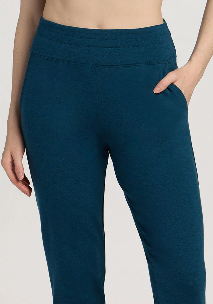 Madden Petite Joggers - Majolica Blue - Image 4
