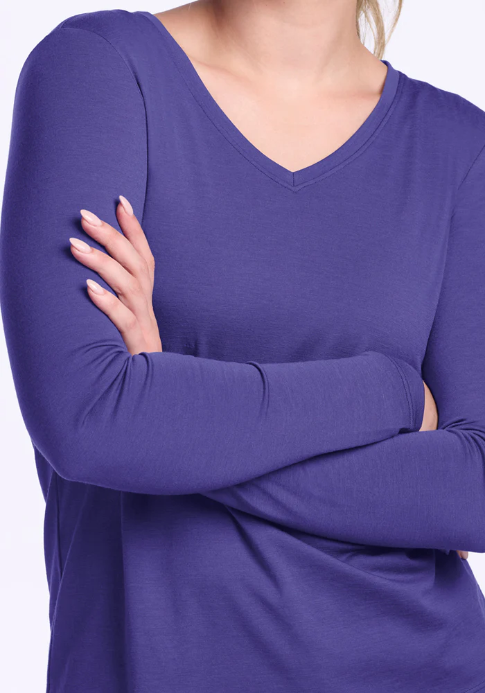 Millie Long Sleeve - Berry Indigo - Image 3