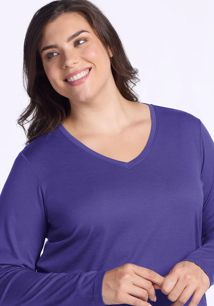 Millie Long Sleeve - Berry Indigo - Image 8