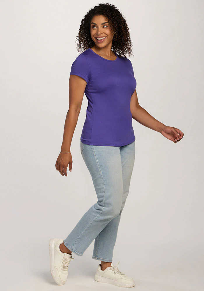 Addie Crew Neck - Berry Indigo - Image 5