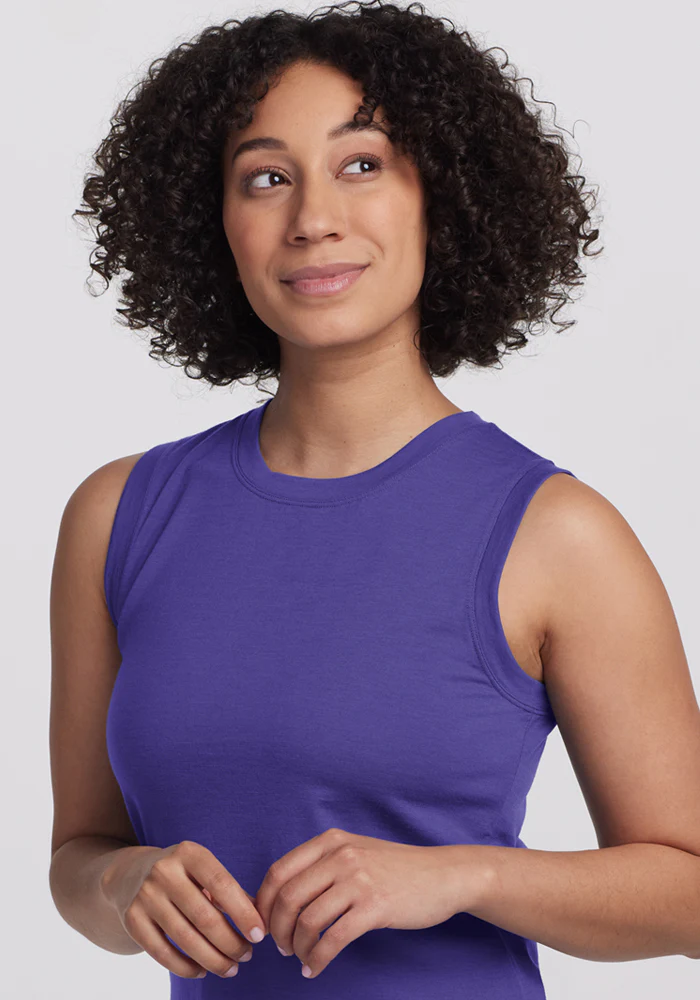 Bella Tunic Top - Berry Indigo - Image 2