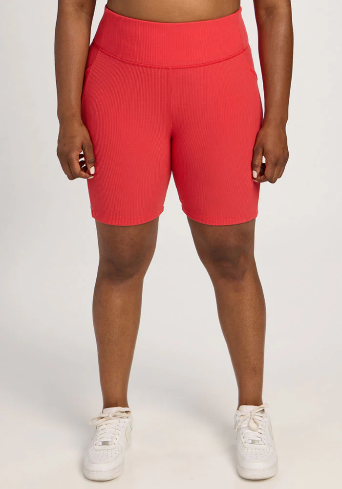 Miley Bike Shorts - Hibiscus - Image 7