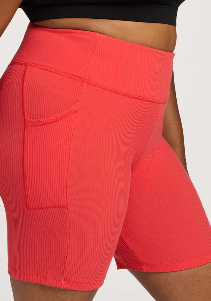 Miley Bike Shorts - Hibiscus - Image 9