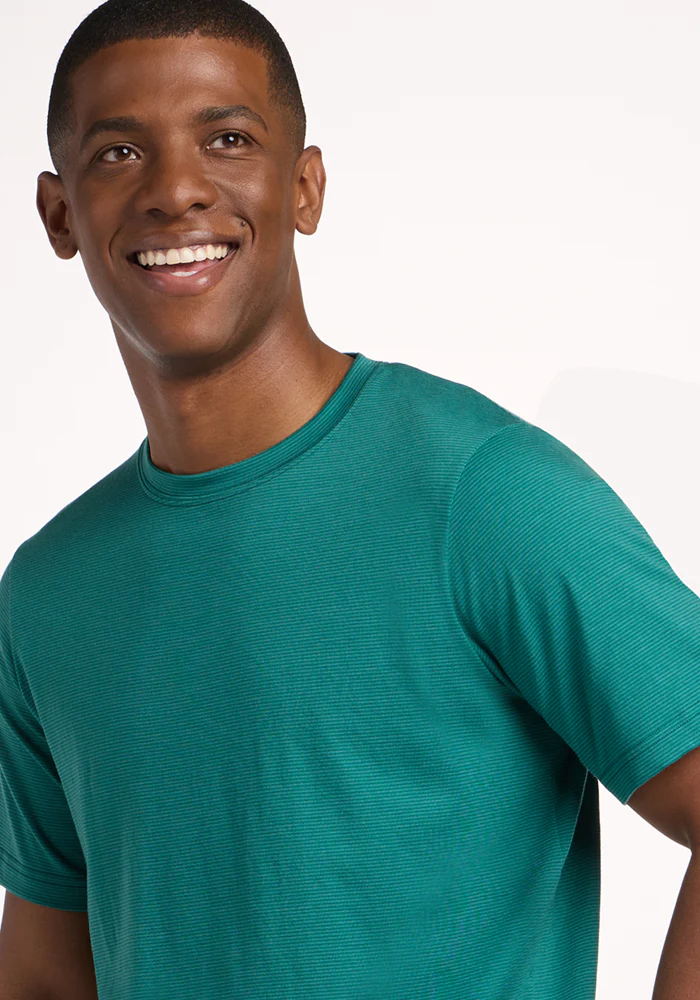 Endurance Tee - Woodland Mini Stripe - Image 3