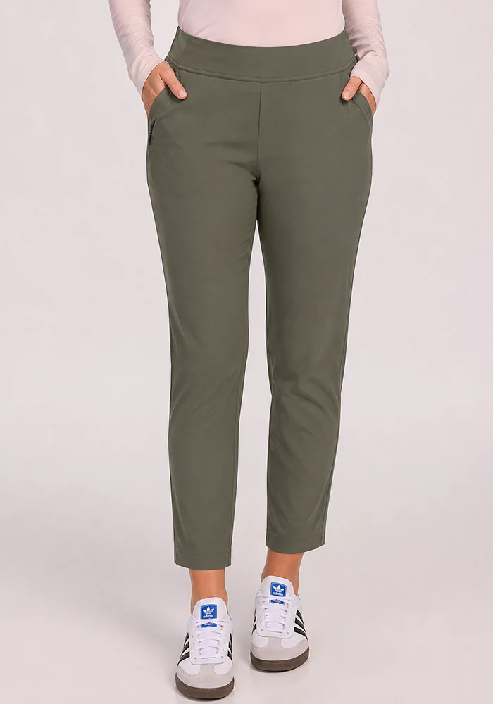Nicole Petite Ankle Pant - Sage Olive - Image 8