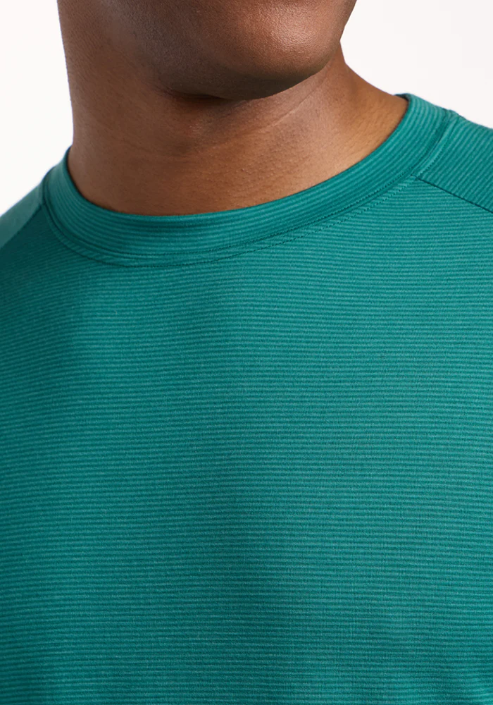 Essential Tee - Woodland Mini Stripe - Image 3