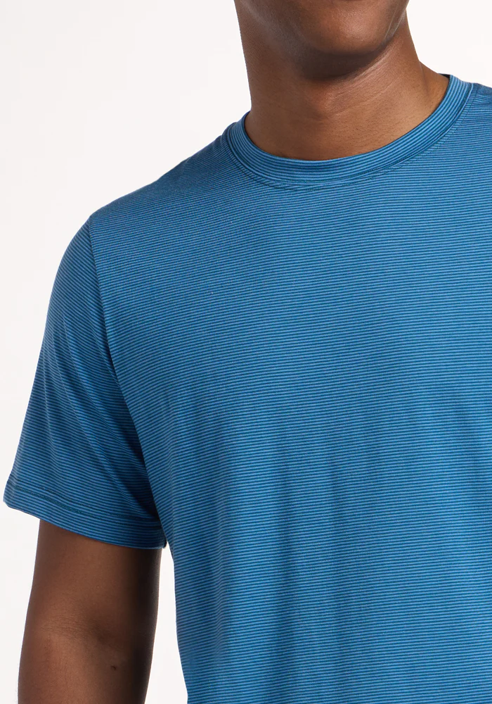 Endurance Tee - Coastal Mini Stripe - Image 3