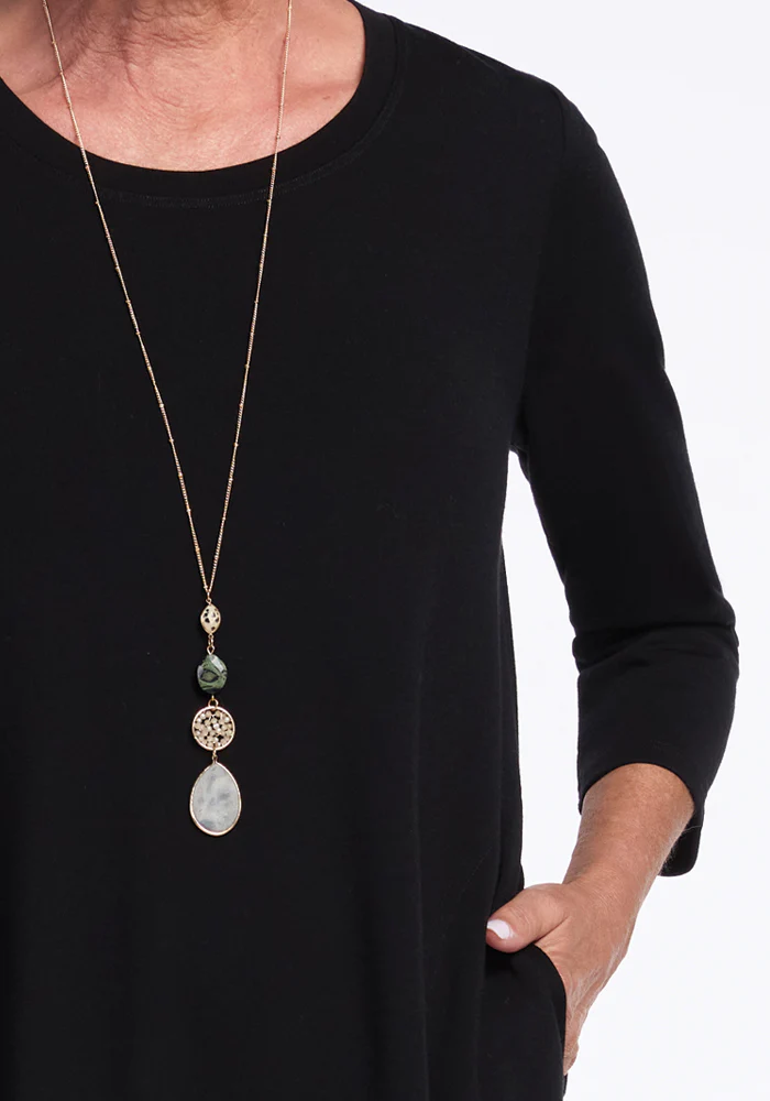 Rissa A Line Dress - Black - Image 12