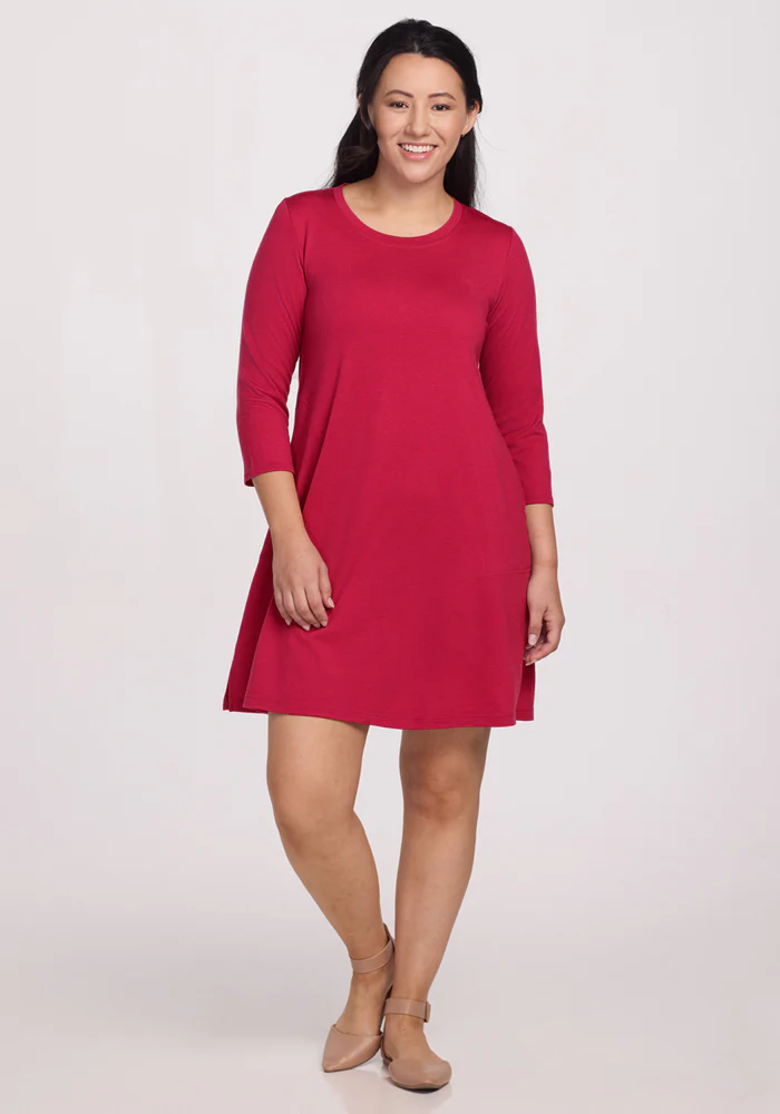 Rissa A Line Dress - Poppy Spark