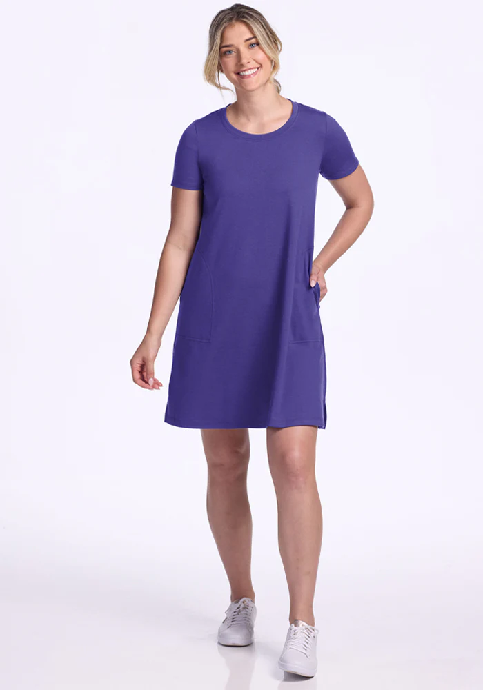 Georgie Dress - Berry Indigo