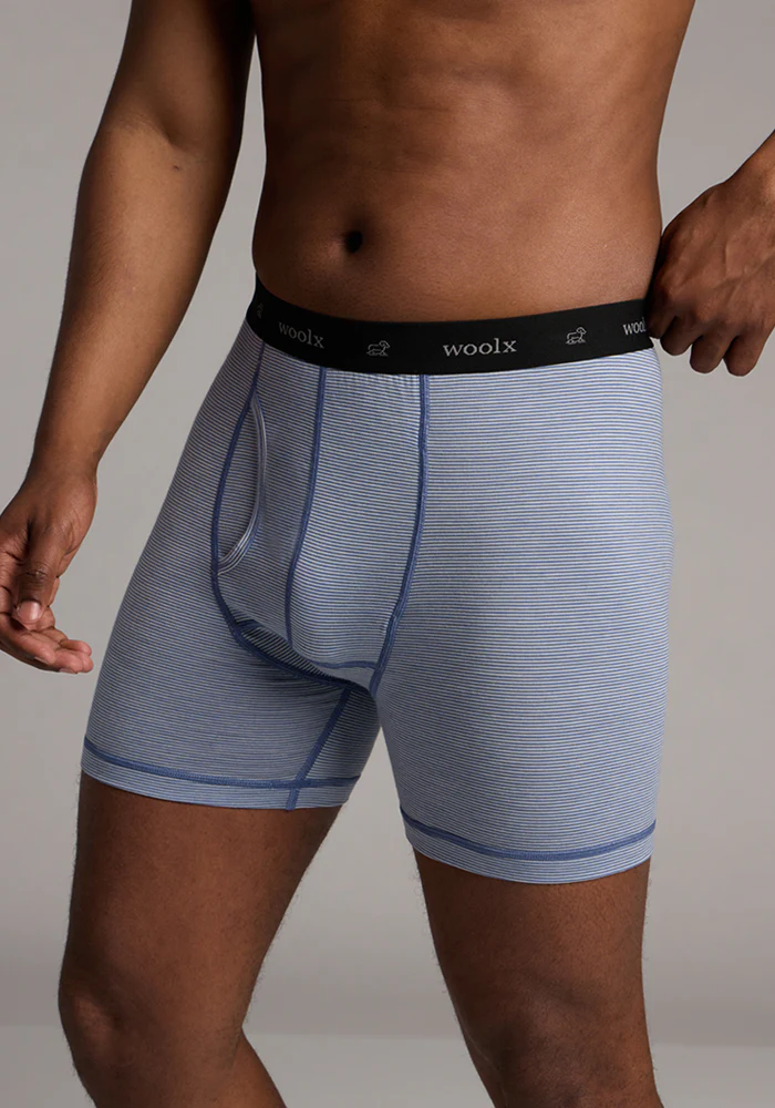 Reaction Boxer Briefs - Blue Sand Mini Stripe - Image 3