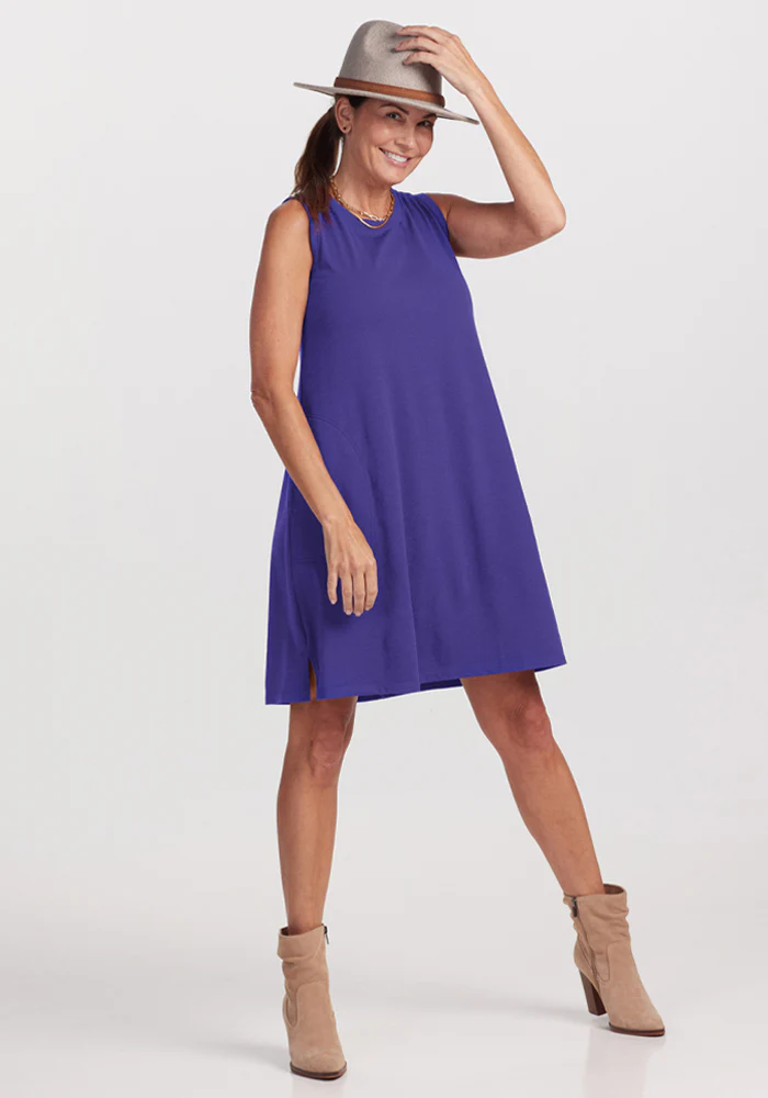 Clara Dress - Berry Indigo - Image 4