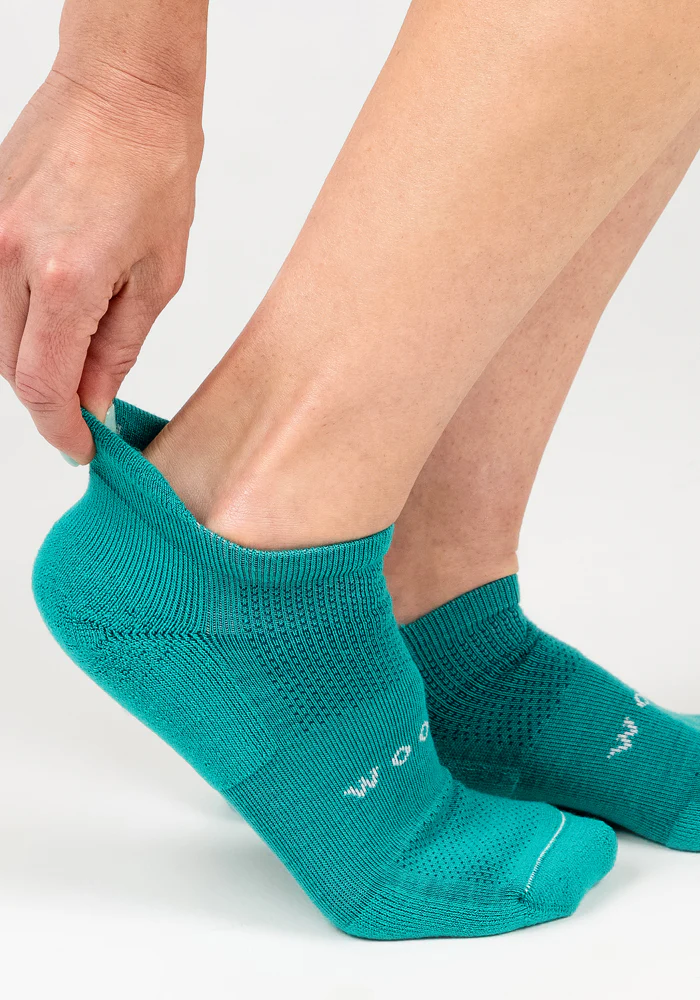 Womens Rowan No Show Socks - Cool Jade - Image 3