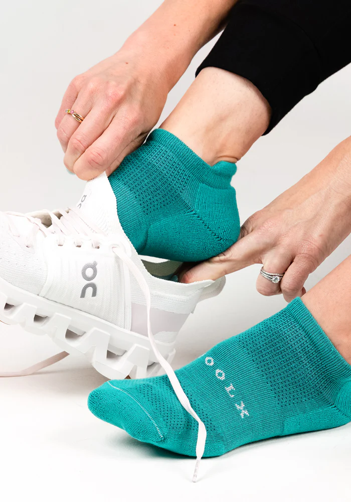 Womens Rowan No Show Socks - Cool Jade - Image 4