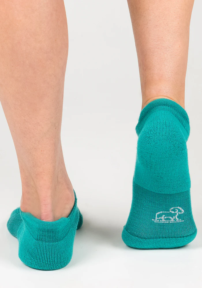 Womens Rowan No Show Socks - Cool Jade - Image 9