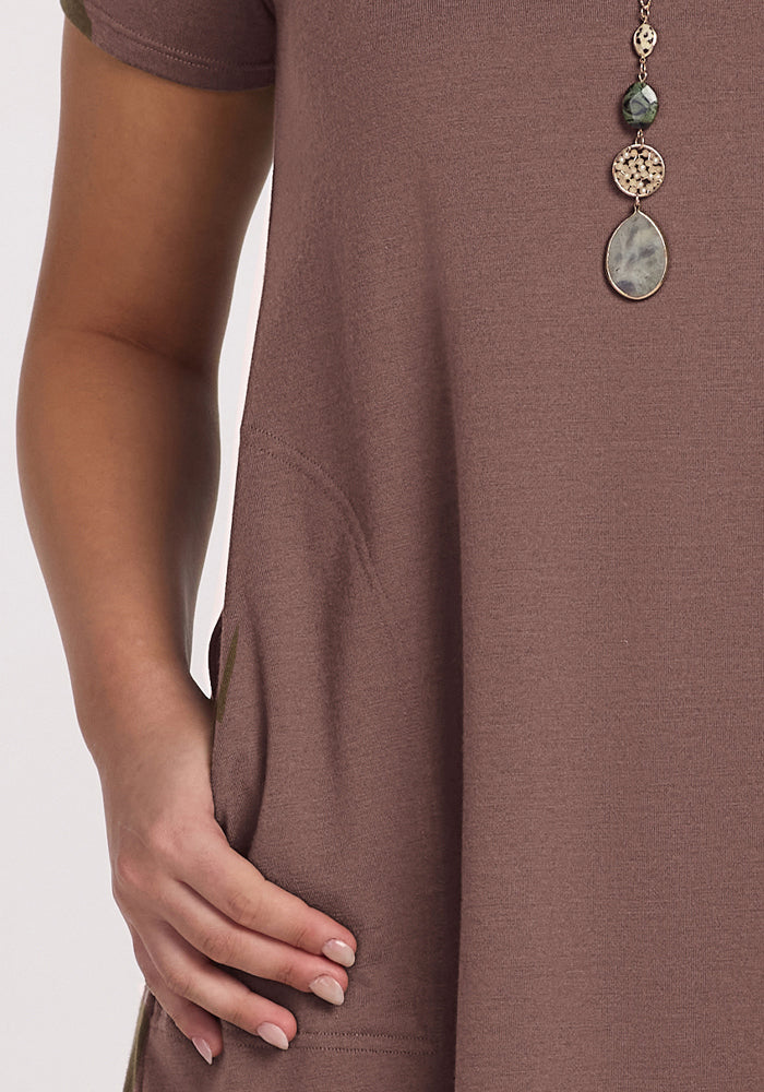 Georgie Dress - Peppercorn - Image 2