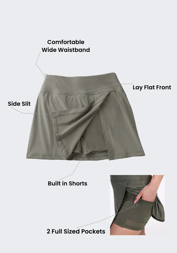 Topanga Skort - Vintage Indigo - Image 12